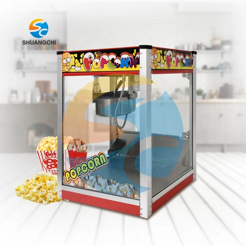 CE approval China Industrial use cinema popcorn machine mini pop corn maker 8oz popcorn making machine