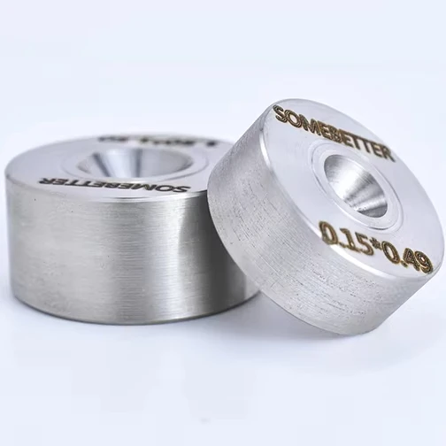 Square hole diamond dies diamond wire drawing dies for drawing 18K gold wire for jewelry