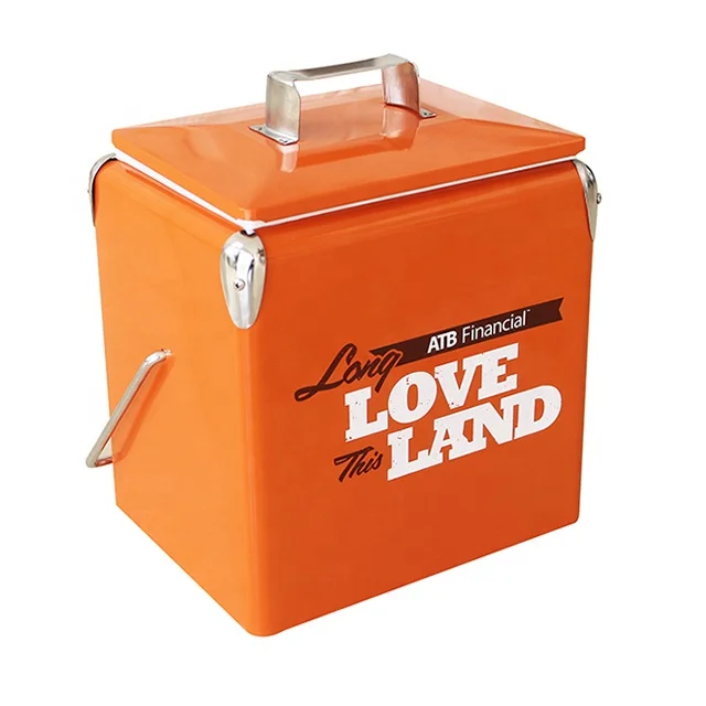 
Wholesale small promotional metal cooler box 