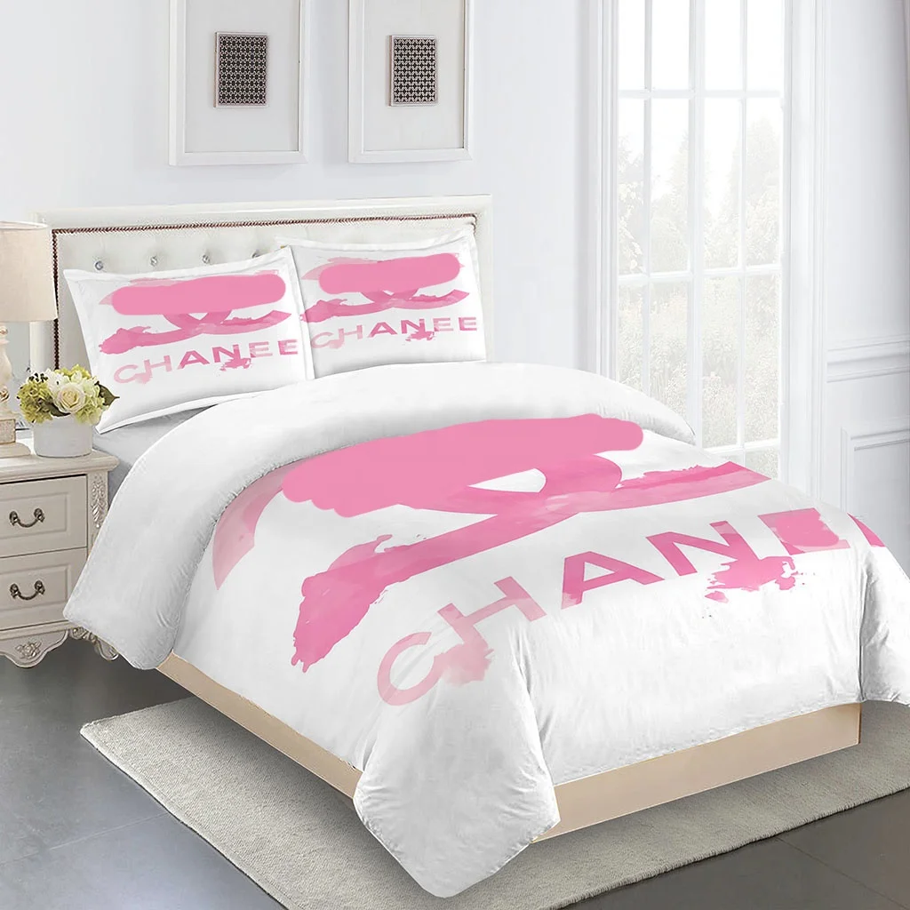 
King Fitted Bed Sheets Set with 2 Pillowcase Luxury Comforter Sets Brand Bedding Set 