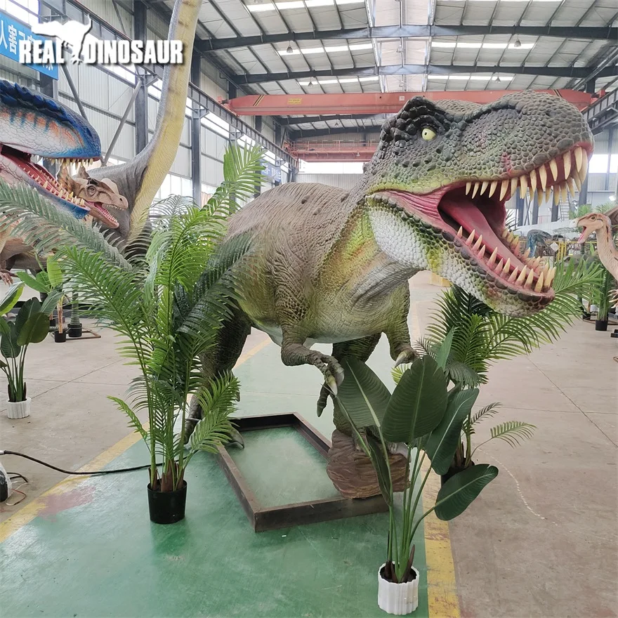2022 New Colors Outdoor Theme Park High Simulation Life Size T-Rex