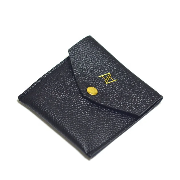 Luxury Mini Small Flap Envelope Snap Jewelry Ring Gift PU leather Pouch Bag