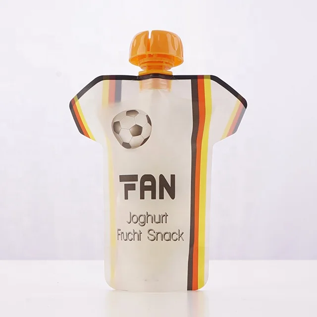 Reusable Liquid Drink Aluminum Bag Laminated Transparent Plastic Packaging Stand Up Pouch Bags with Spout