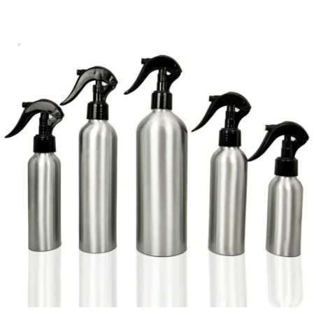 Aluminum Refillable Spray Bottle Perfume Lotion Hand Sanitizer Atomizer Container Travel Makeup Storage Nose Sprayer