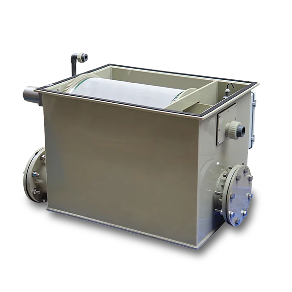 Aquaculture SS 316 micro filter screen 30 m3 8000 gallon rotary drum filter for pond