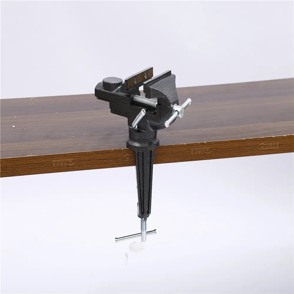 China Universal Table Bench Vise 50MM 60MM Work Bench Clamp Swivel Rotating Hobby Craft 360 Degrees
