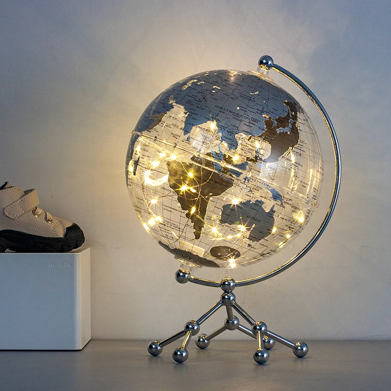 Wellfun No Power Ornaments Home Products Decor Wholesalers World Map Kid Gift Items Novelty Gifts Globe Earth Globe Decor Globe