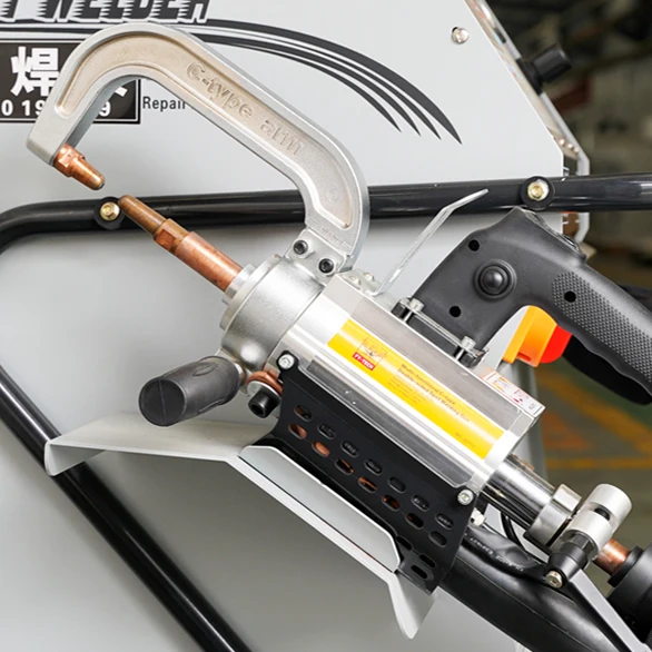 Automatic Screw Bolt Feeder Digital Display Crank Long Arm Nut Welder Spot Welding Machine