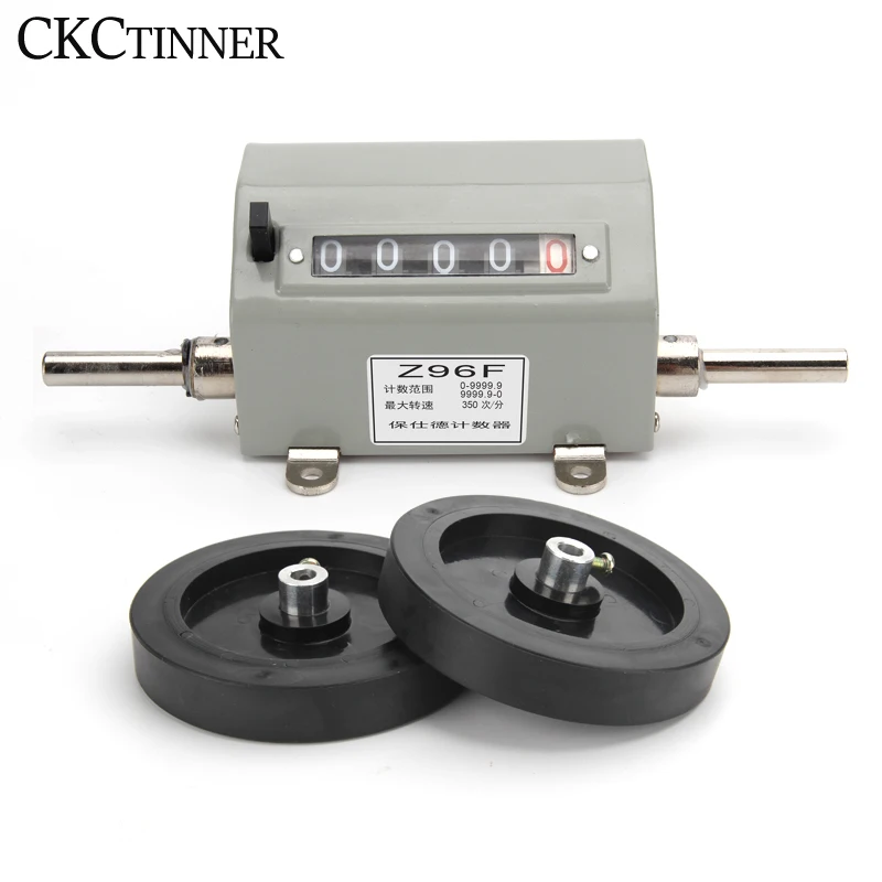 Mechanical Length Distance Double Rolling Wheel 0-9999.9 Mechanically driven recorder/Measuring length Z96-F Meter Counter