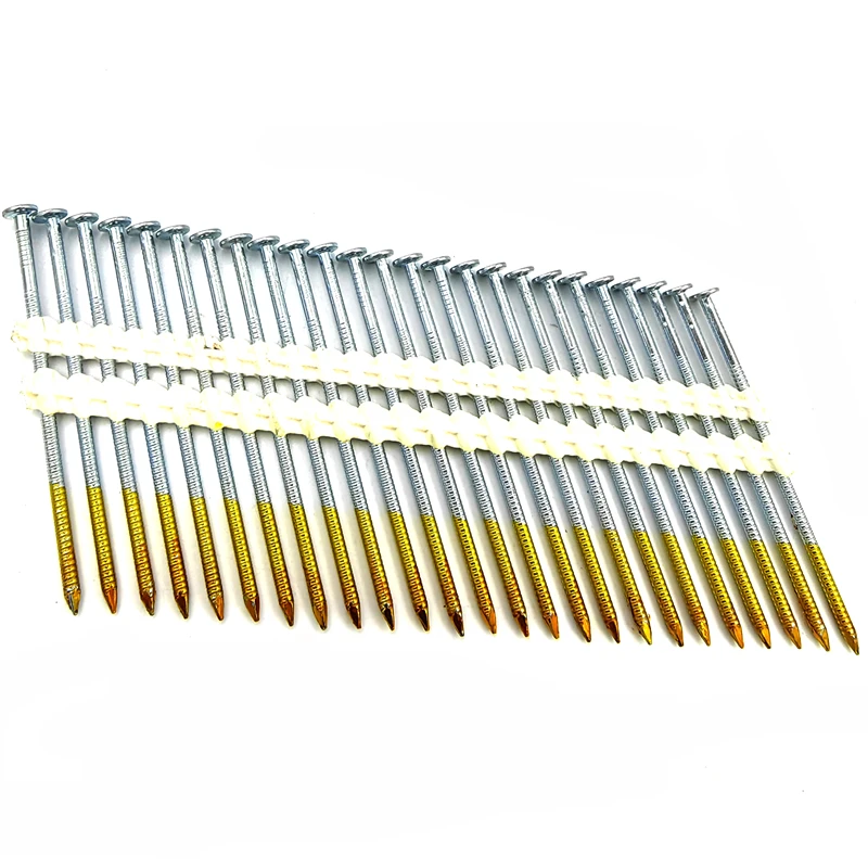3 x .120 21 degree 3 inch China factory plastic strip framing nails