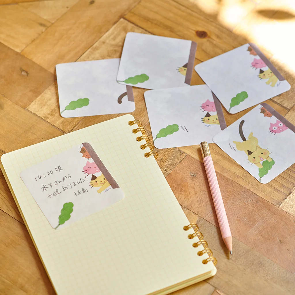 Himekuri thick tracing paper cute creative clear sticky notes