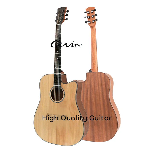 41 Inch Solid Spruce Body Mahogany Back Matt 6-string Acoustic Wood Guitar Wholesale Guitars