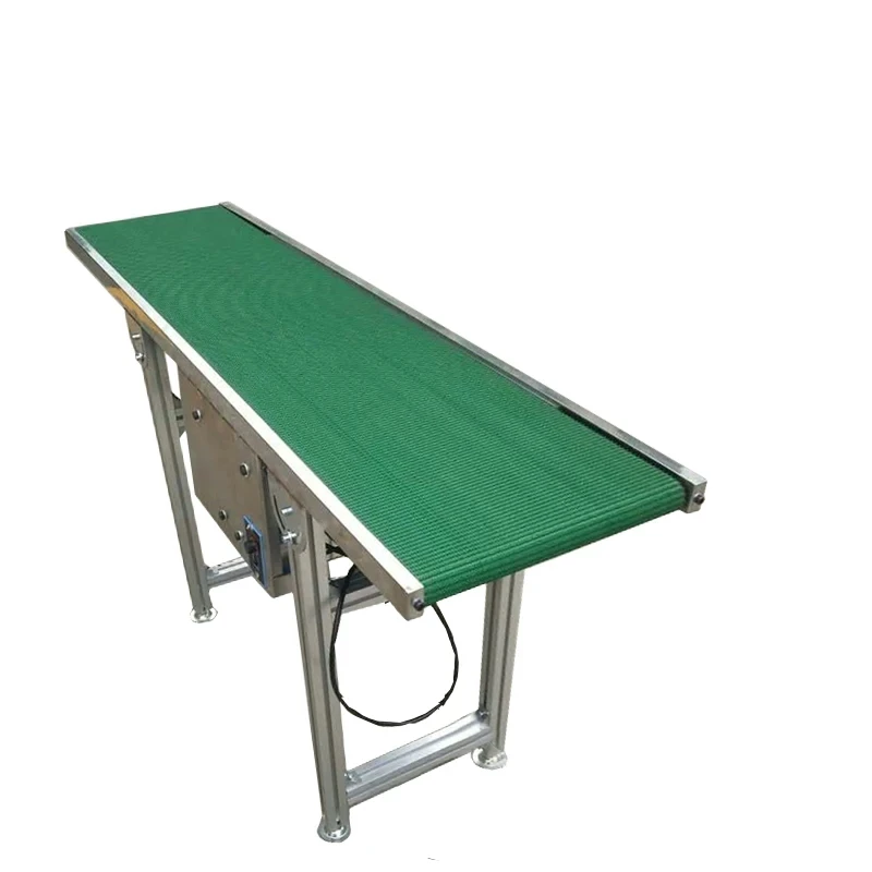 
Custom High Green Pvc Efficiency Vertical Loading Unloading Belt Conveyor For Material Transportation Beverage Shop Factory 