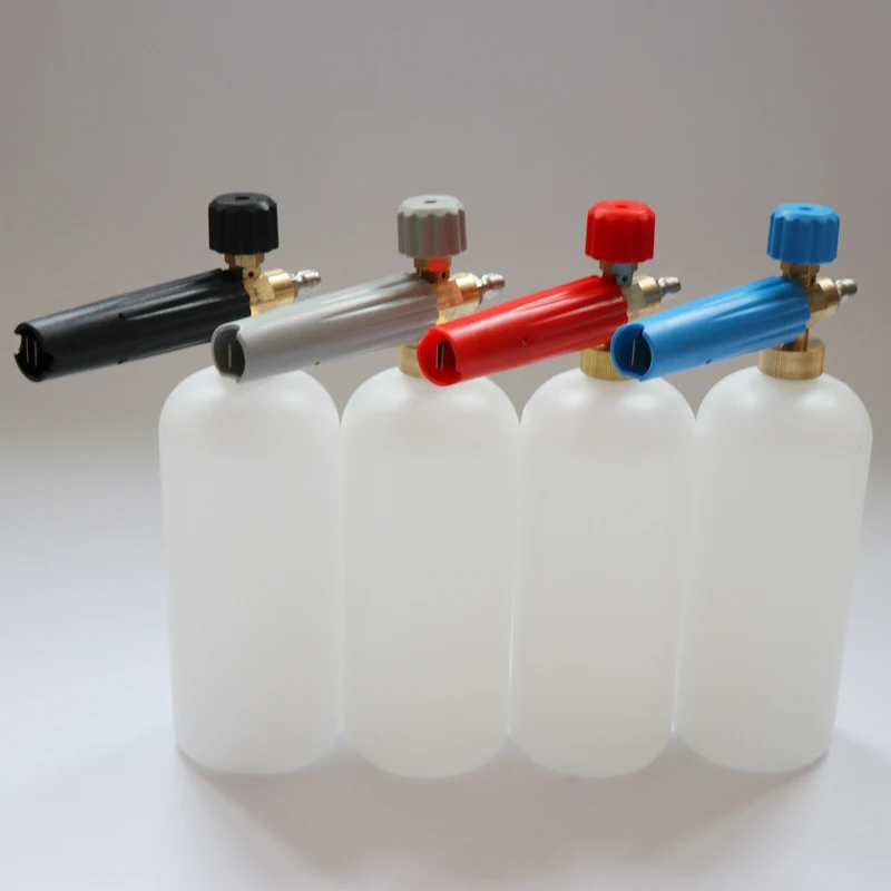 4000 Psi High Pressure Wash Snow Foam Cannon Gun Kit 5 Color Nozzles M22-14 Fitting