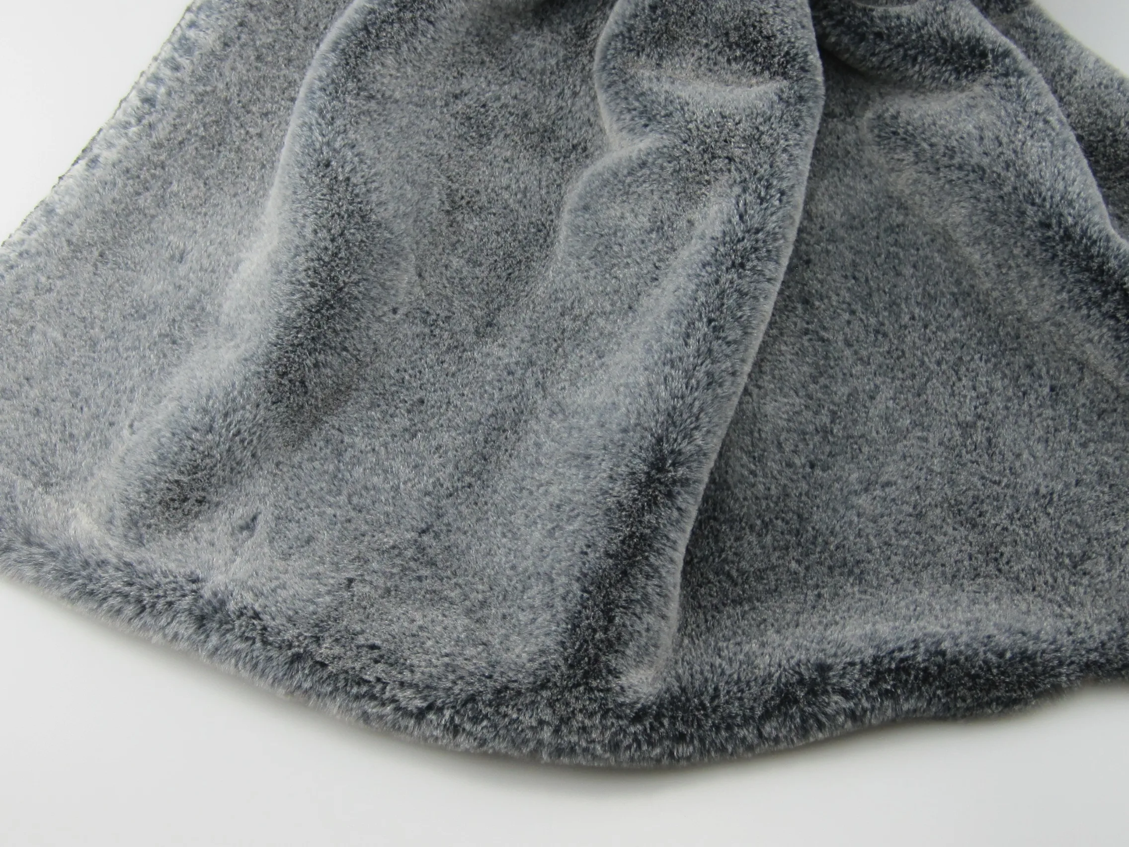  soft hand feel discharge printing rabbit faux fur