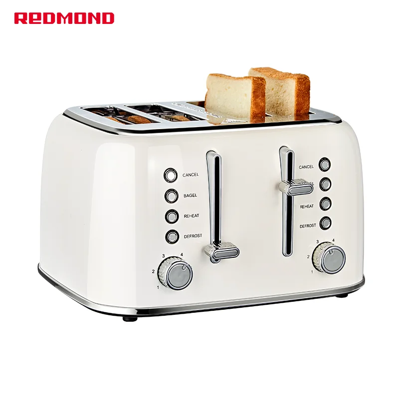 Redmond Multi Function 3 In 1 Breakfast Toasters 4 Slices Electric Bread Sandwich Toaster