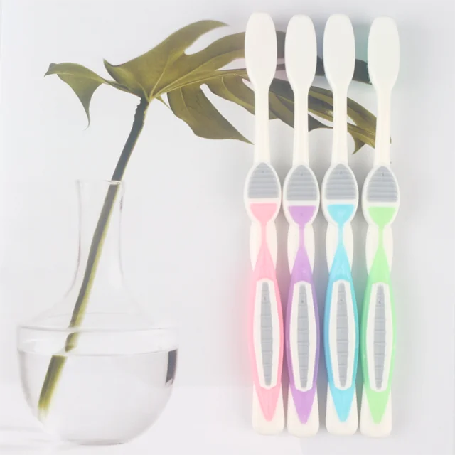 Luxury Disposable Hotel Toothbrush Set: Soft Bristles, Built-in Toothpaste - Perfect Guest Amenity