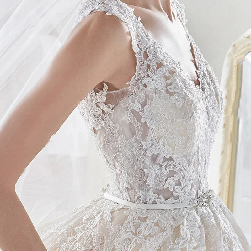 Новинка французское свадебное платье невесты с открытой спиной