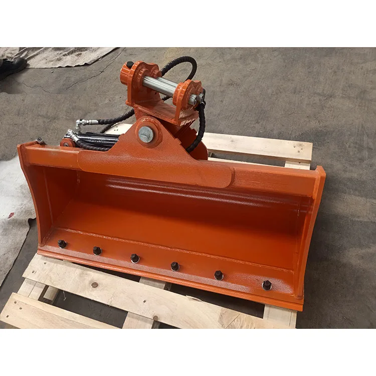 Customized Durable Top Selling Tilt Rotator Bucket Tilting Bucket fit for Kubota kx018-3