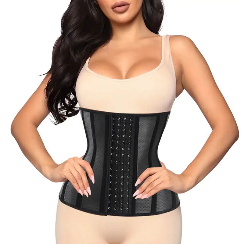 Adjustable Hooks Slim WaistBand Girdle Women Shaper Burn Fat Lose Weight Corset Belt Waist Trainer