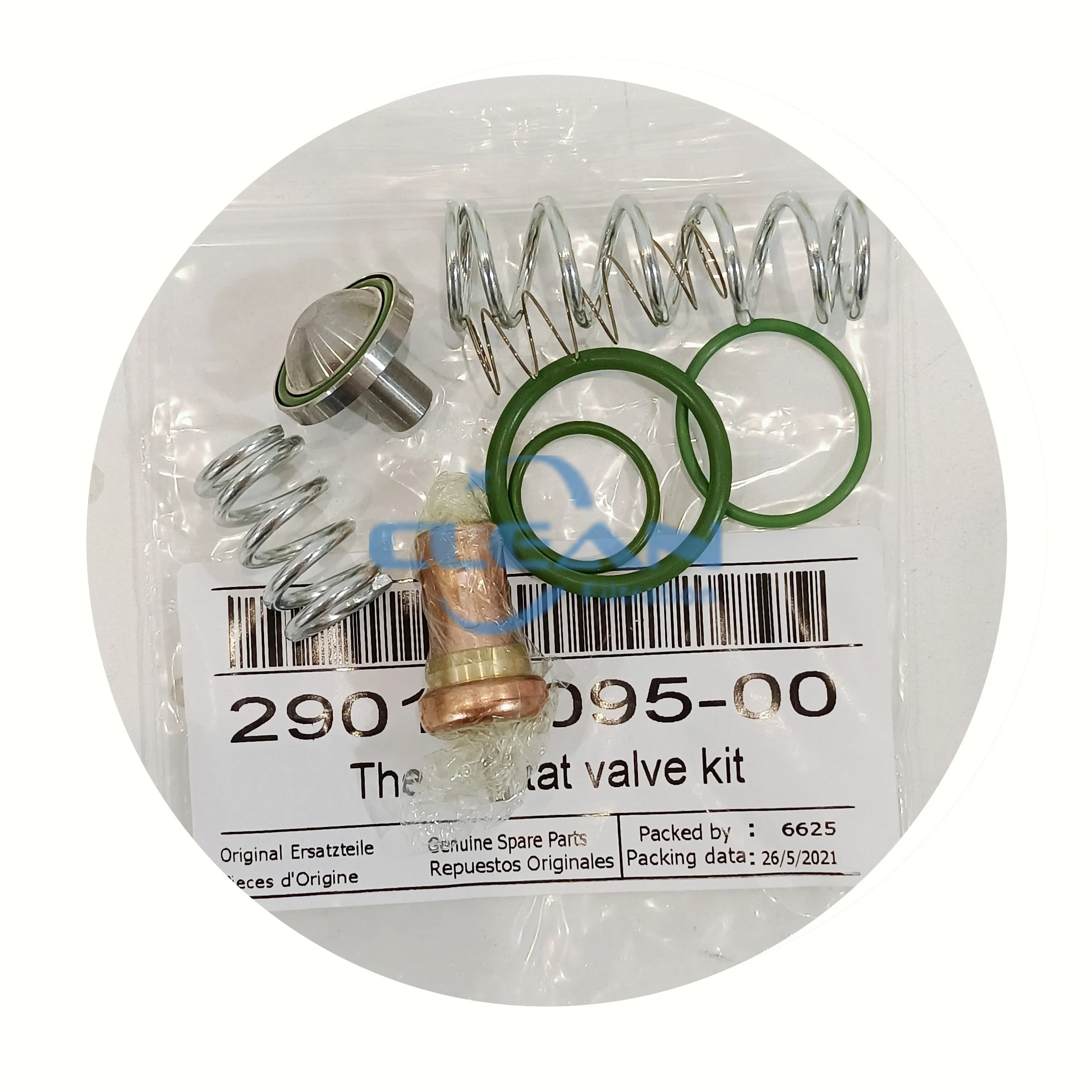Screw air compressor MPV minimum pressure valve repair kit 2901145300 1622366100