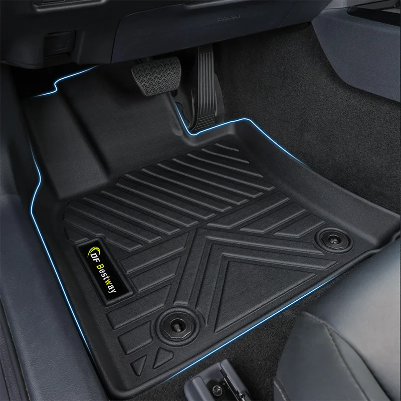 Waterproof custom 3d car mats 3 pieces tpe material car carpet floor mats for VOLVO S60