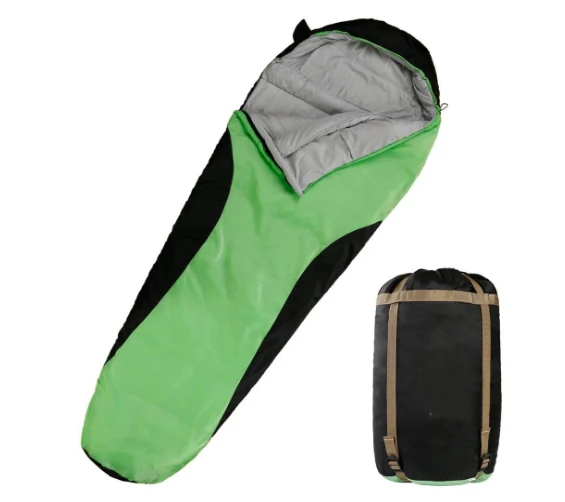 Customized outdoor mountaineering travel waterproof outdoor camping winter mosquito repellent sleeping bag