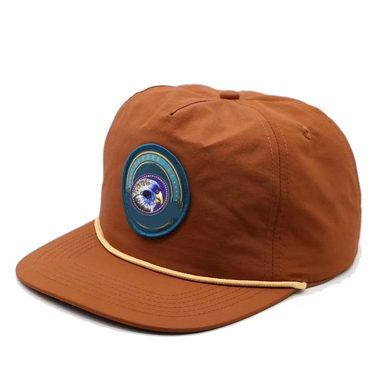 Wholesale Custom Nylon Waterproof Quick Drying Snapback Rope Hat For Man And Woman