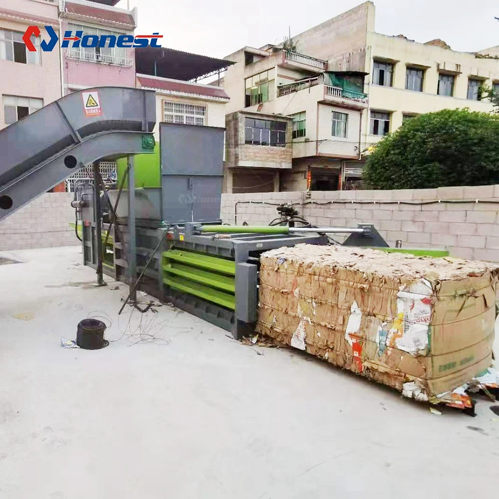  Recycling Baling Used Clothes Cardboard And Paper Carton Compress Baler