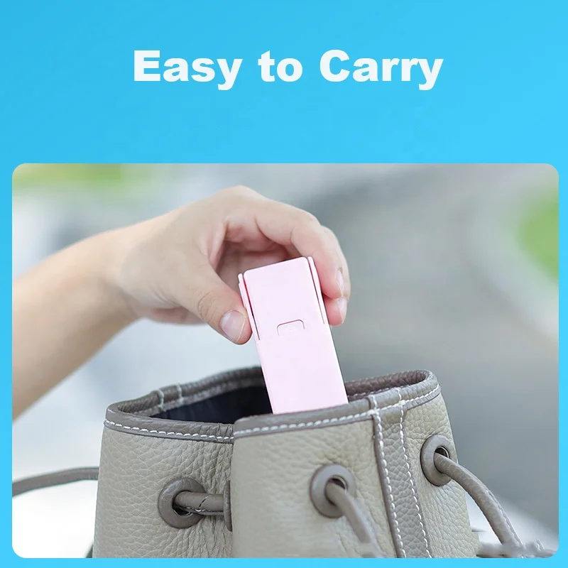 2023 New Handheld Battery Operated outdoor Rechargeable Mini USB Desk Fan for Summer Gifts