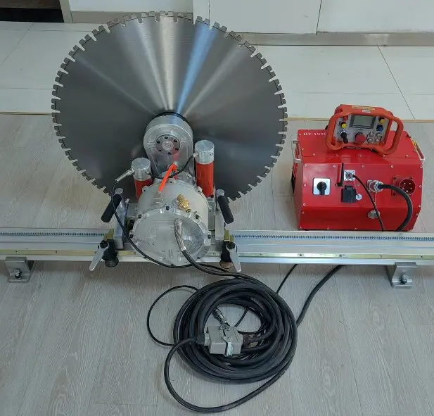 high frequency water cooling motor max cutting depth 500mm wall saw concrete wall saw machine wall saws