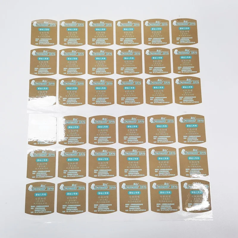 Custom designed Paper PVC PE BOPP PP vinyl brand perfume label for jars and bottles