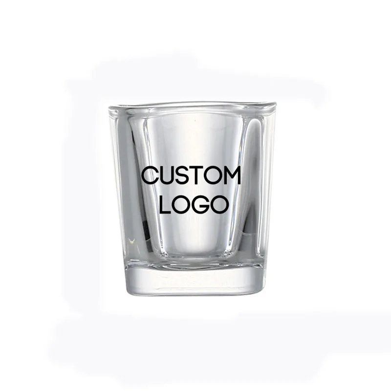 Personalized Vodka  Wedding Favor Engraved 2oz Square Shot Glass