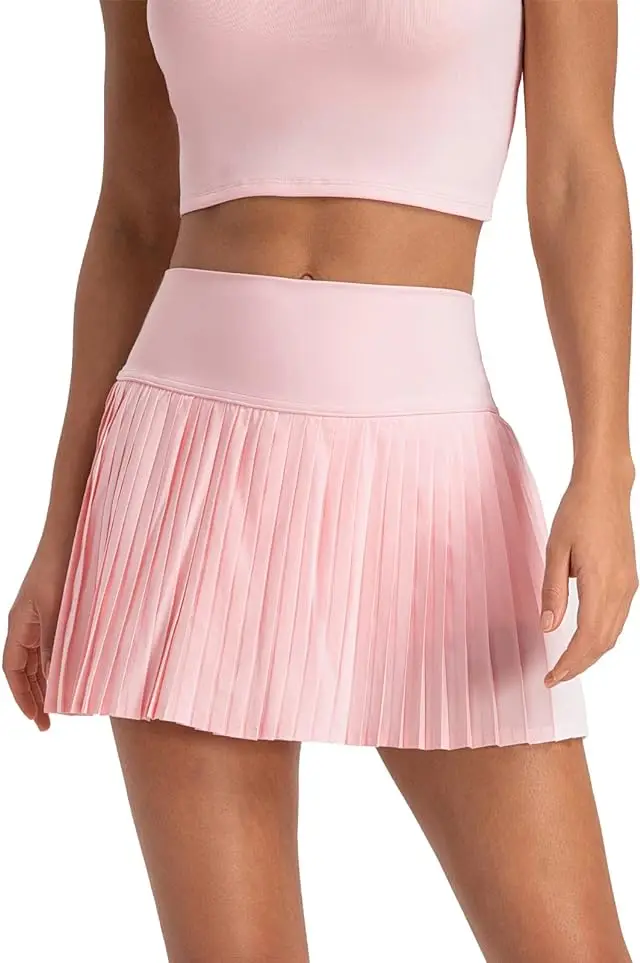 Gym Clothing Workout Women Skirts High Waist Breathable Lightweight Running Golf Pickleball skirt Tennis Short Pleated Skirt Wom