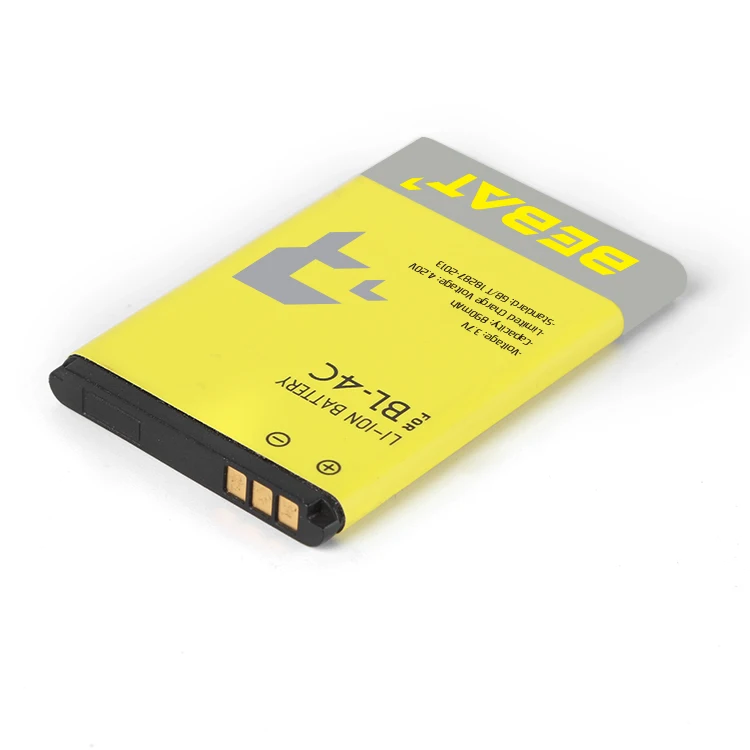 890 Mah Bl-4c Replacement Lithium Battery Rechargeable Mobile Accessories For Nokia 7370 6100 6300 6260