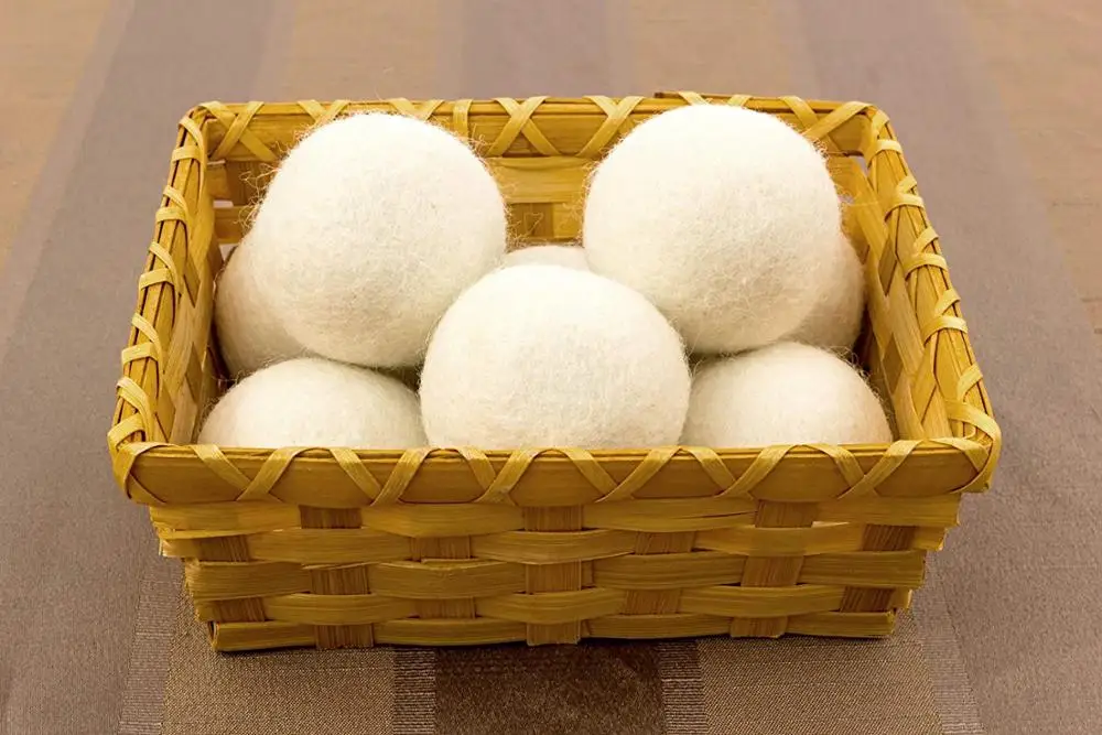 Органическая справедливая торговля многоразовый кондиционер для ткани шерстяная сушилка белья шарики Новая Зеландия натуральная ручная работа черный пингвин