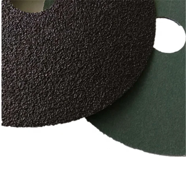 made in china brushed abrasive disc black silicon carbide Fiber discs