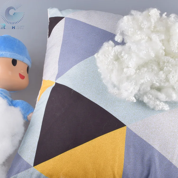 
 RUNHUNT завод переработанных производителей 15d 64 мм полиэфирного штапельного волокна  