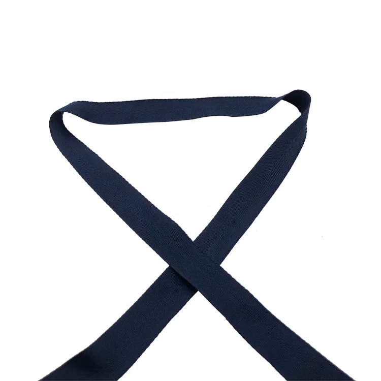 Crochet underwear straps bra adjustable fitness band custom logo pattern weaved elastic jacquard webbing band/tape