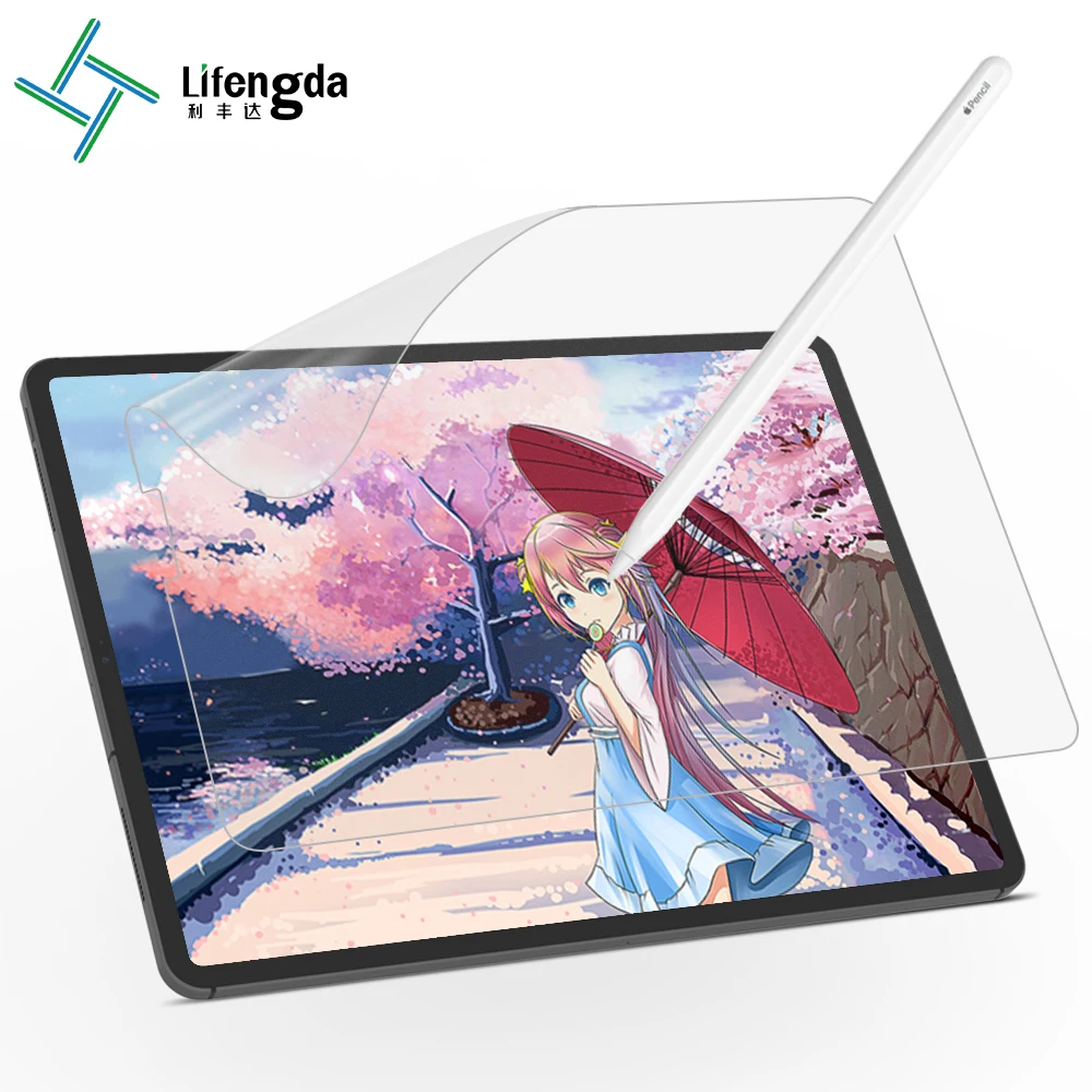 Матовая ПЭТ как бумага чувствовать себя пленки ручной записи для iPad 9 7-12 защита экрана