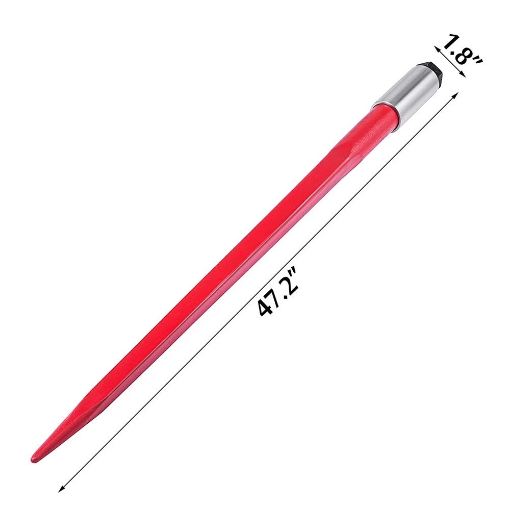 47 inches Type Hay Bale Spear 3000 lbs Capacity 1 3/4 inches Wide with nut and Sleeve,  baler spare parts for Hay Bale Spear