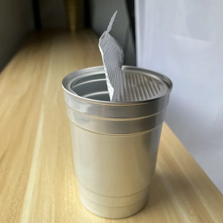 Free Sample Bpa Free Standard Size 8Oz 12Oz 16Oz 20Oz 250Ml 360Ml 500Ml 650Ml Aluminum Coffe Cup Recyclable