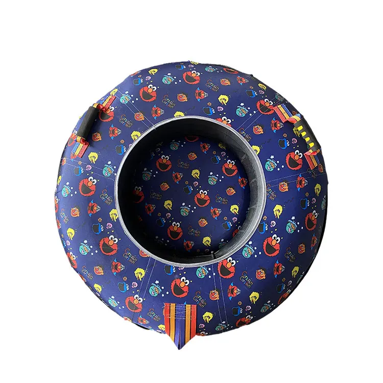 Eco Thicker PVC Heavy Duty Inflatable Snow Sledding Tube for Kids and Adults