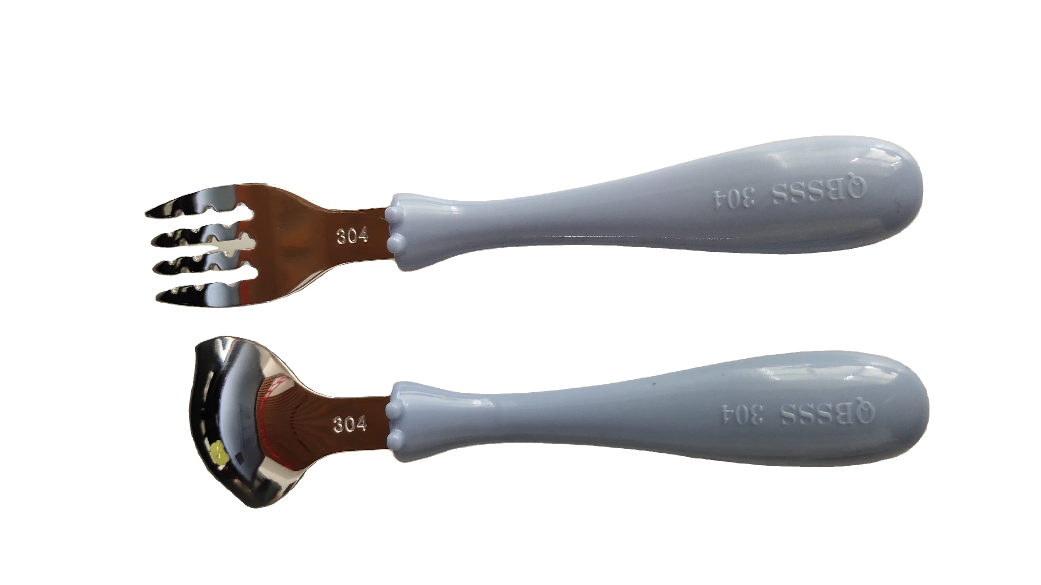 
Eco friendly factory direct high grade baby cutlery spoon fork knife set 