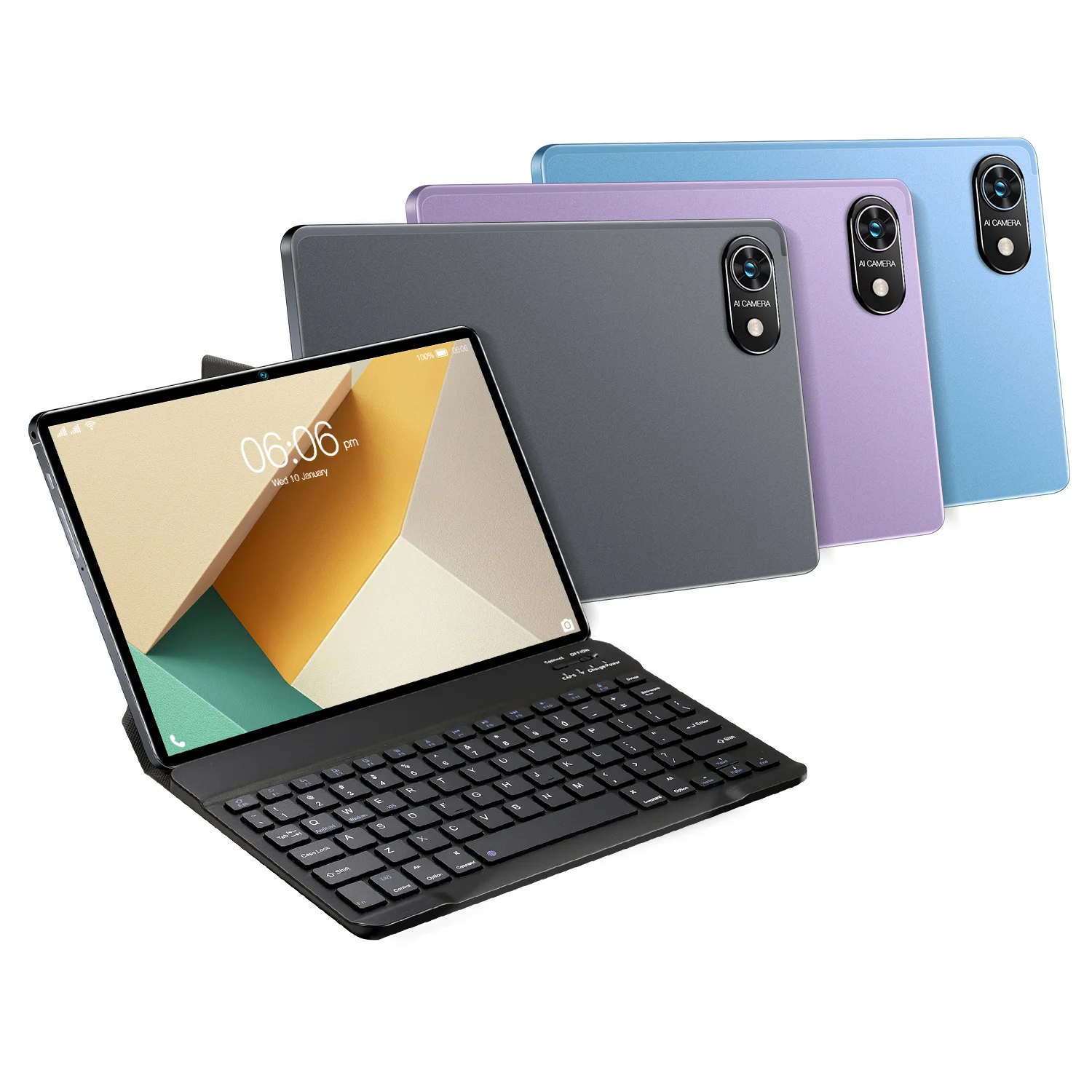GISENTEC 2025 Wholesale OEM 10 Inch P50 PRO Android13 Wifi 8GB RAM 256GB ROM Dual Sim Calling Tablet PC