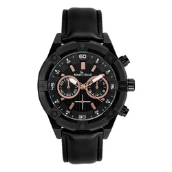 Оптовая продажа, мужские водонепроницаемые повседневные Роскошные Кварцевые наручные часы с кожаным ремешком Keep In Touch