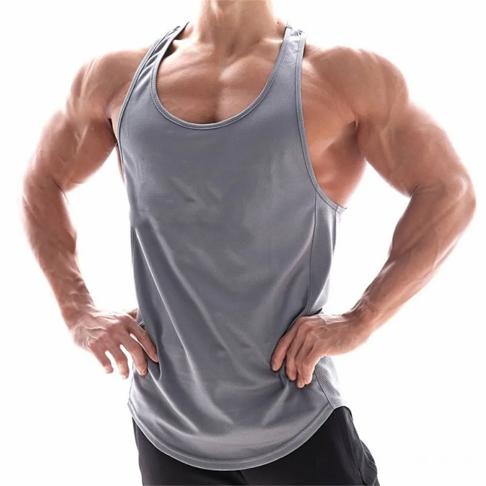 Лидер продаж, повседневная майка для тренировок мышц, майка с принтом логотипа на заказ, мужские тренировочные топы из спандекса, мужское нижнее белье