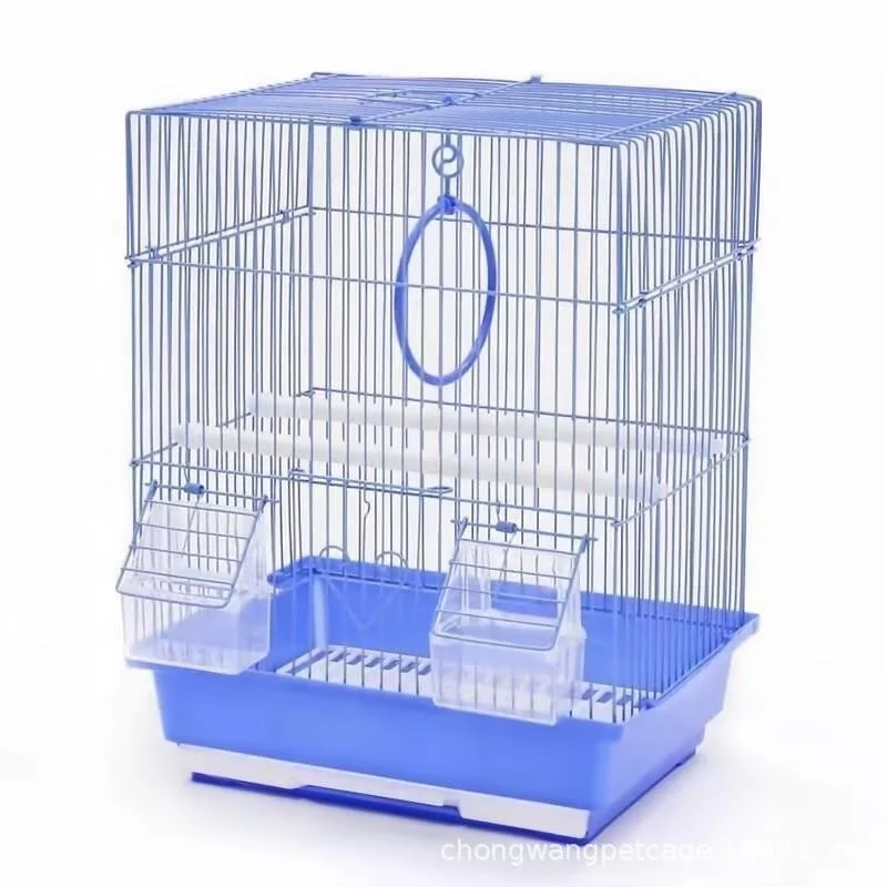 Hot Sale Pet Simple Portable Small Fashion Design Cage Canary Bird Cage Iron Wire Bird Cage