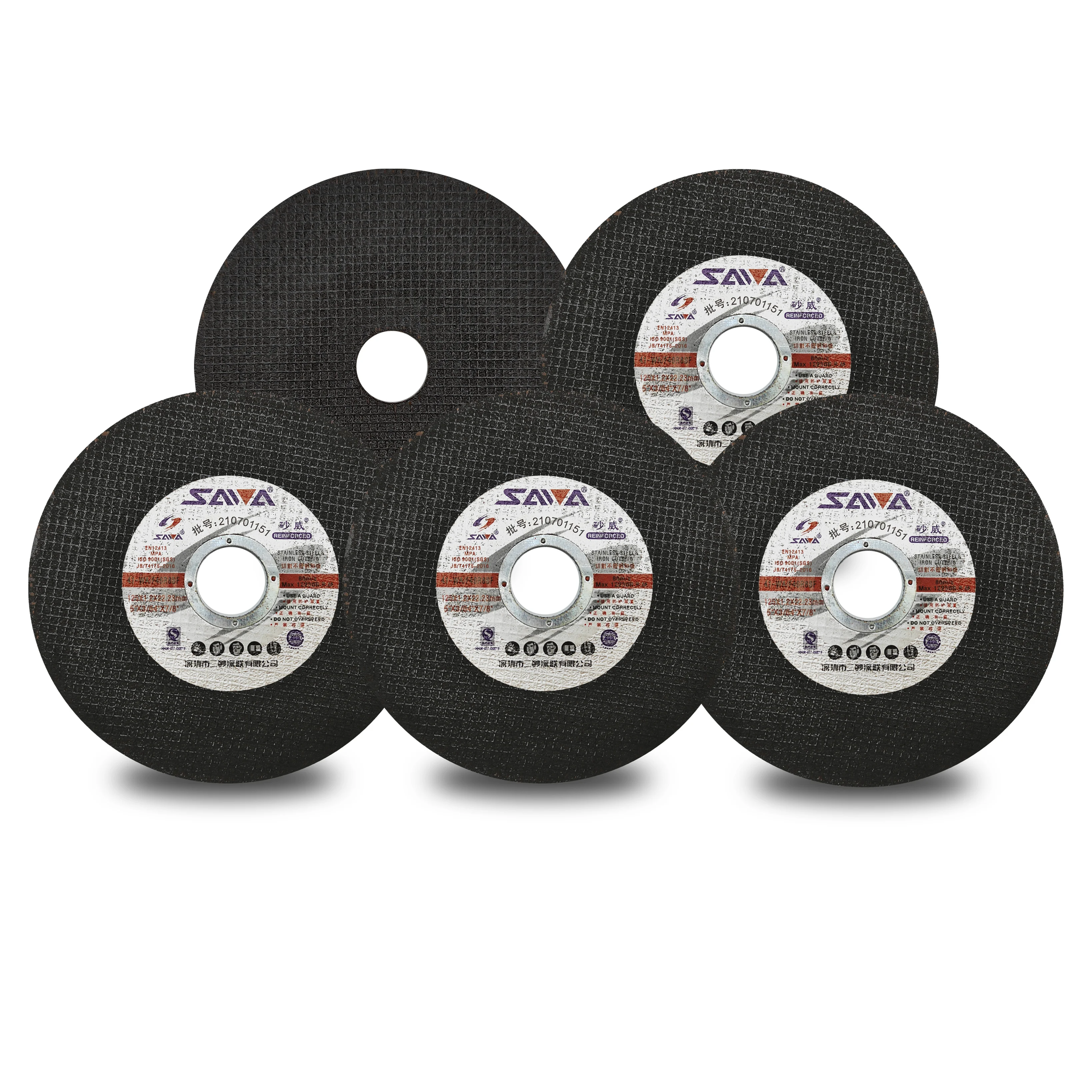 Fast Cut 125mm White Alumina cutting discs cutting off discs For Stainless Steel