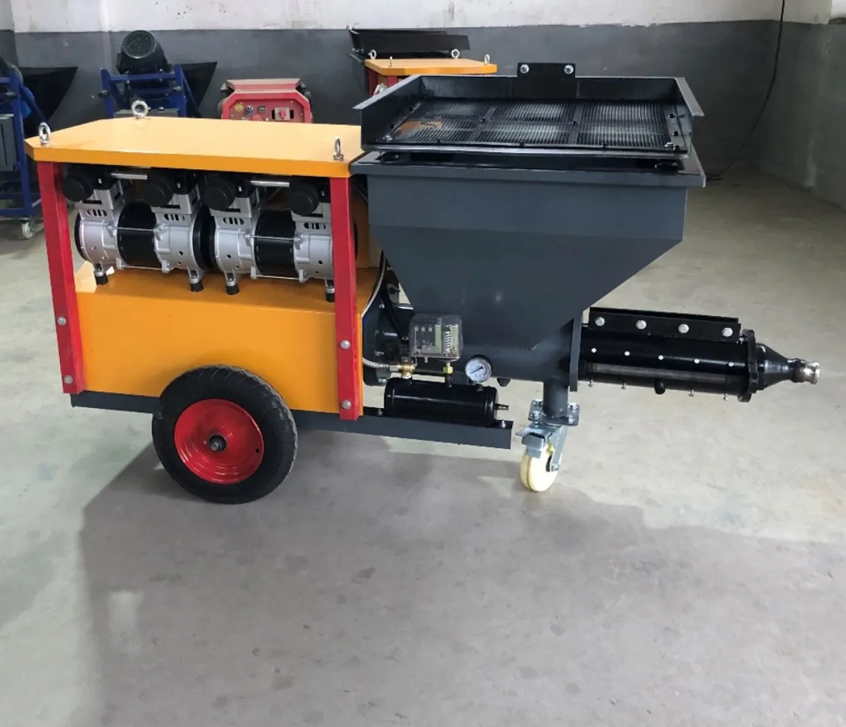 Factory sale mortar putty spraying machine wall plastering sprayer